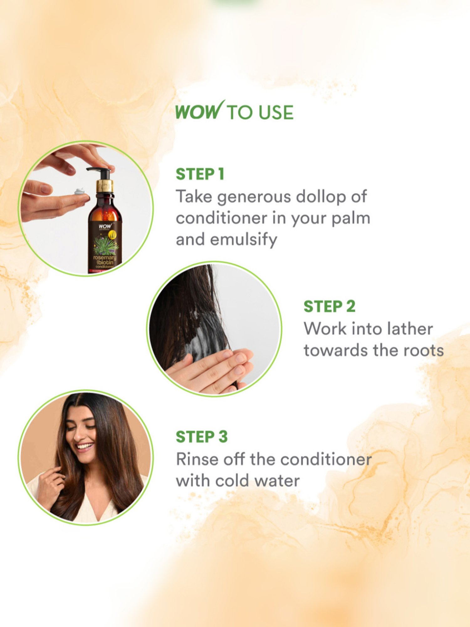 WOW Skin Science Rosemary with Biotin Conditioner - 250 ml