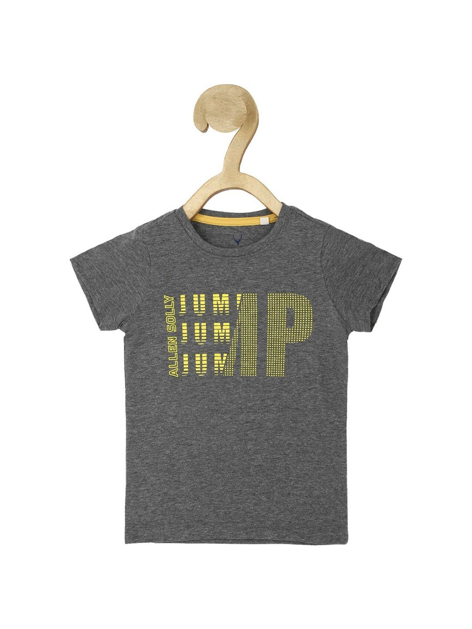 Allen Solly Junior Grey Graphic Print T-Shirt