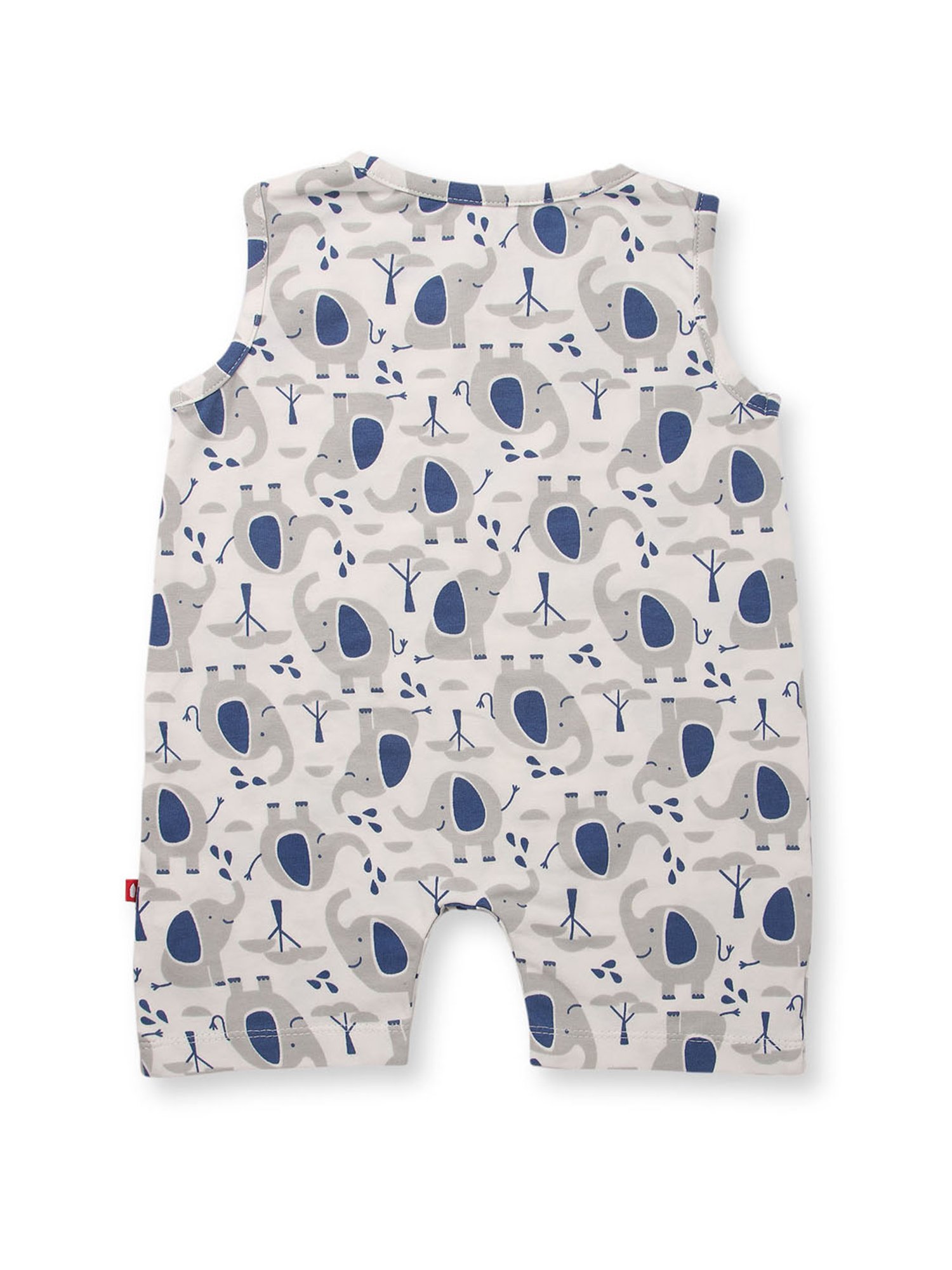 Nino Bambino Kids White Printed Romper
