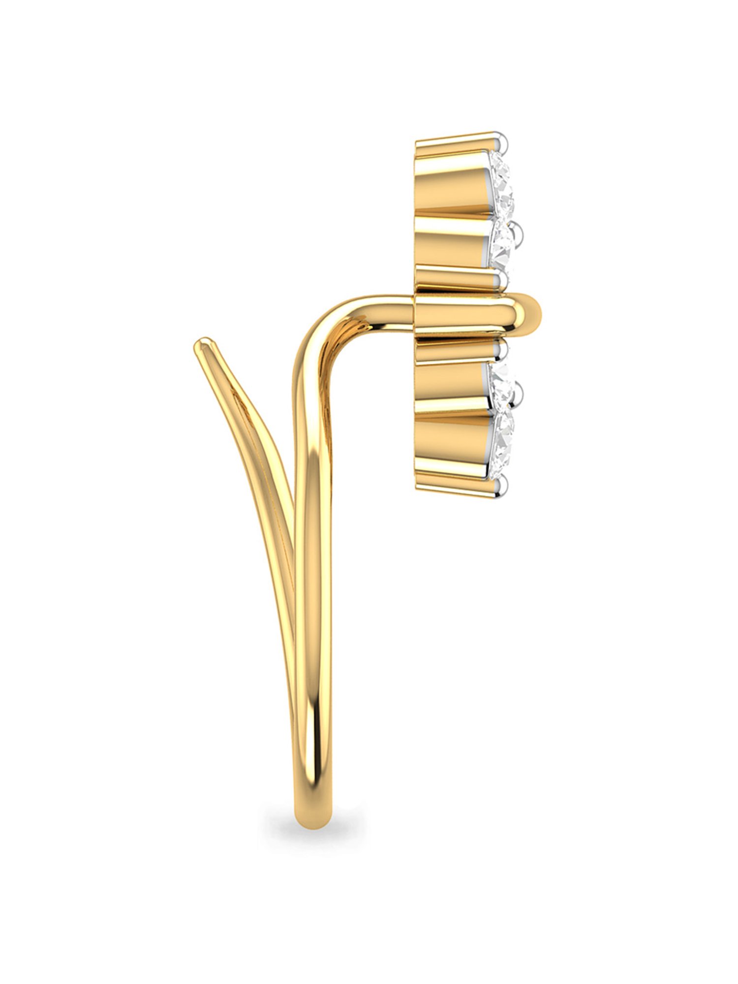 PC Jeweller Ilima 18k Gold Nosepin for Women