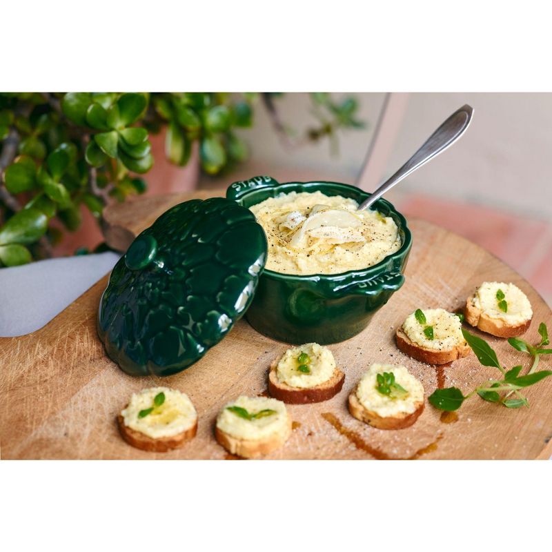 Staub Ceramic 16-oz Petite Artichoke Cocotte - Basil