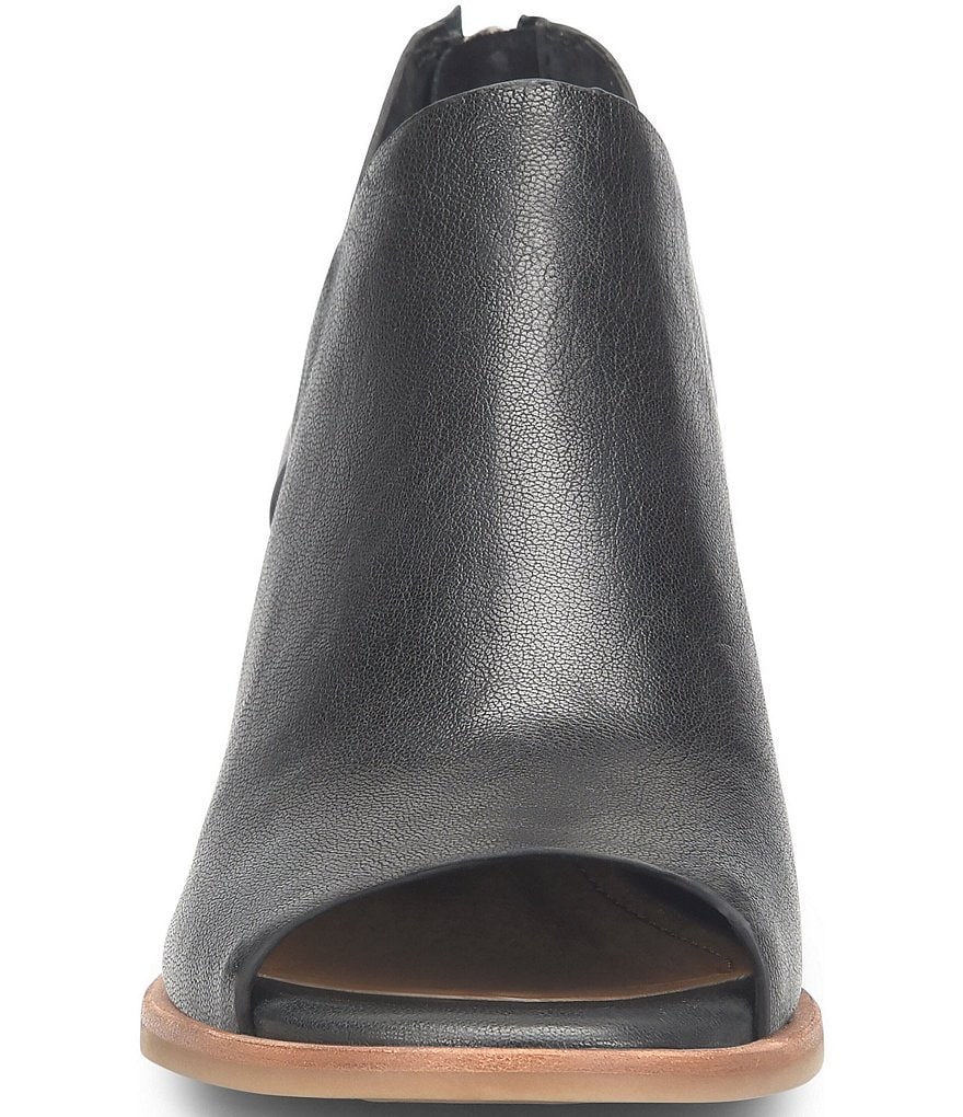 Sofft Carleigh Rounded Stack Heel Peep Toe Shooties