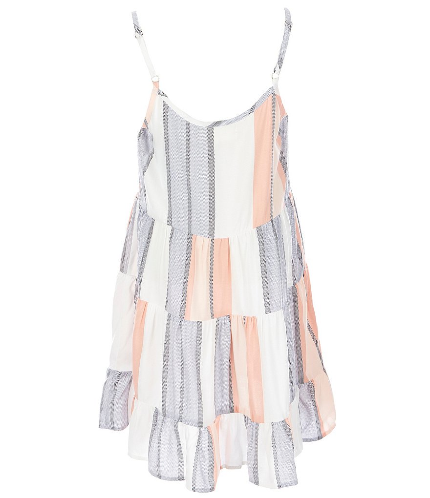 Guess Big Girls 7-16 Striped Overall Dress