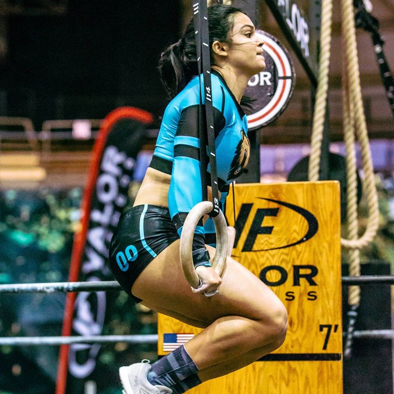 Valor Fitness GRW-1 Wood Gym Rings with Straps