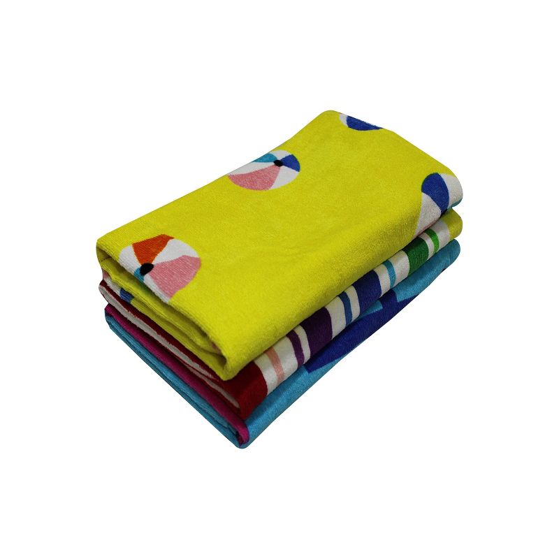 3ct Kids' Pool Party 58"x28" Beach Towels - Bullseye's Playground™