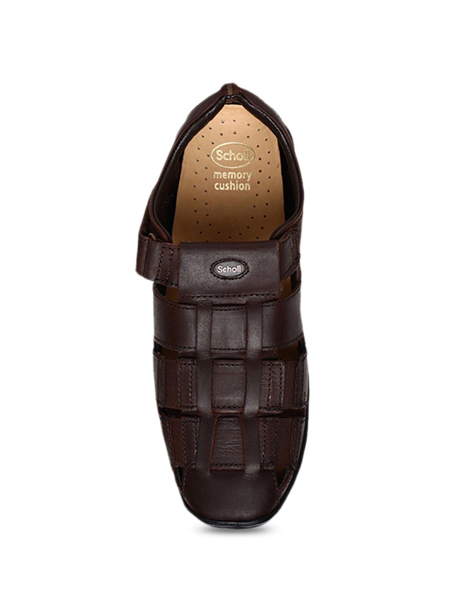 Scholl by Bata Men's Brown Fisherman Sandals