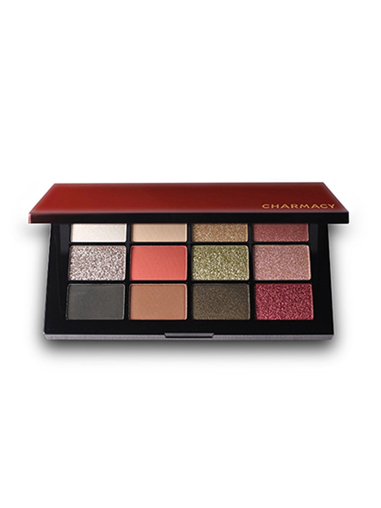 CHARMACY Milano Eyeshadow 12 Colors Palette - 10 gm