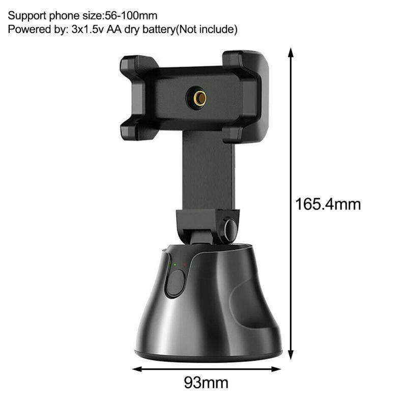 Portable Selfie Auto Tracking Holder 360 Degree Object Tracking Holder Auto Face&Object Tracking Smart Shooting Camera Phone Mount