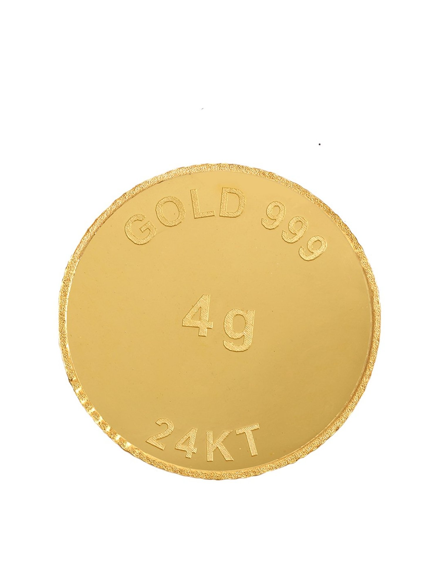 Bangalore Refinery Lord Ganesha 24k (999) 4gm Gold Coin