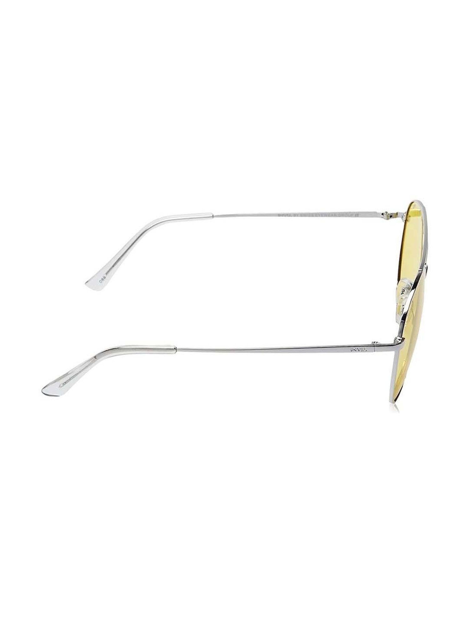 INVU Yellow Aviator UV Protection Sunglasses for Men