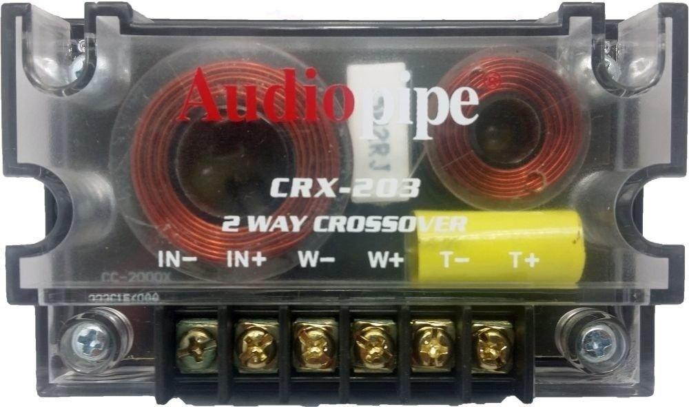 audiopipe 2 way crossover crx203 400 watts passive crossover car audio tweeter