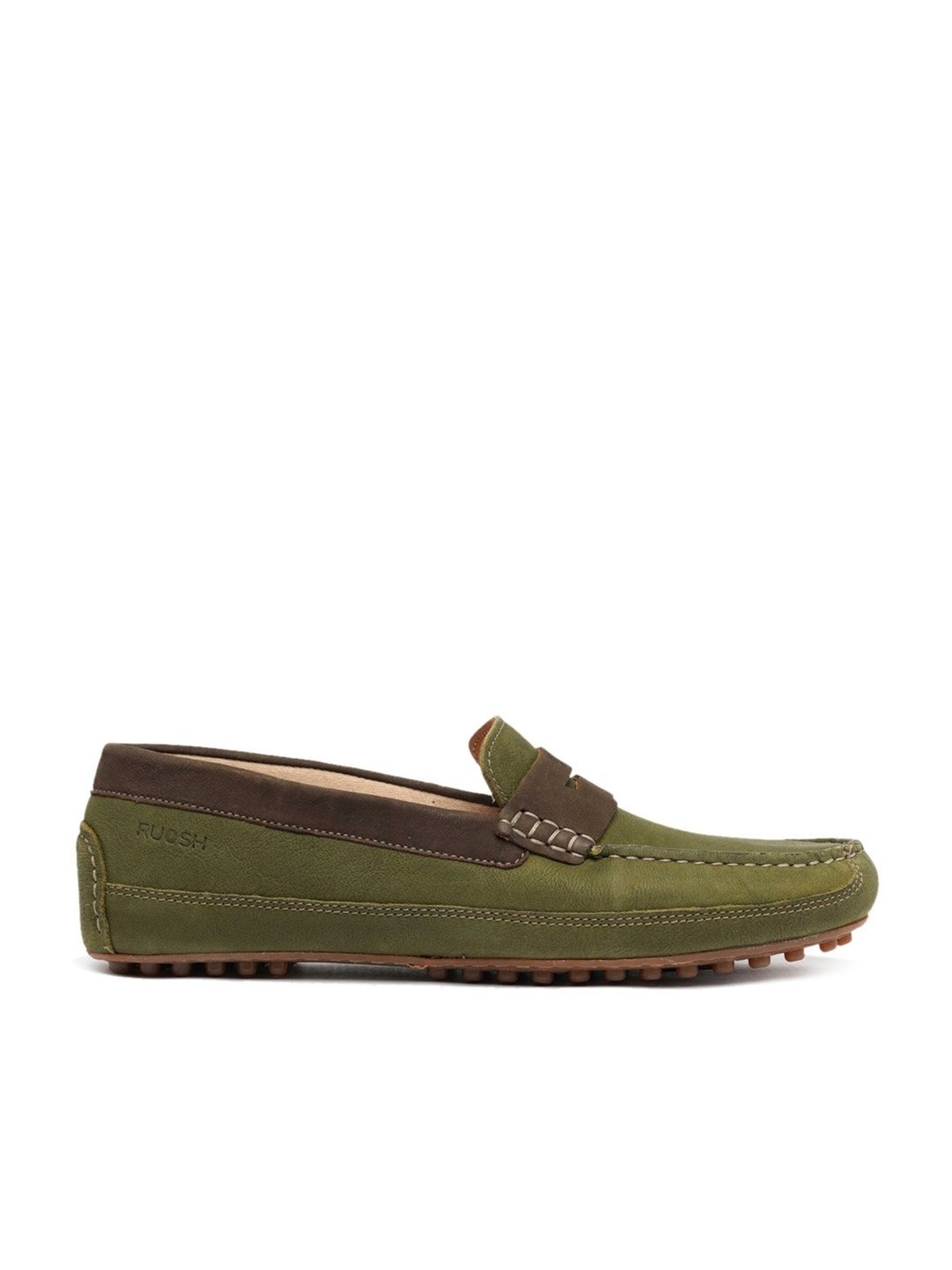 Ruosh Men's Green Casual Loafers