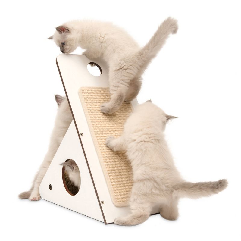 Catit Vesper V-Playstation Cat Scratcher - White