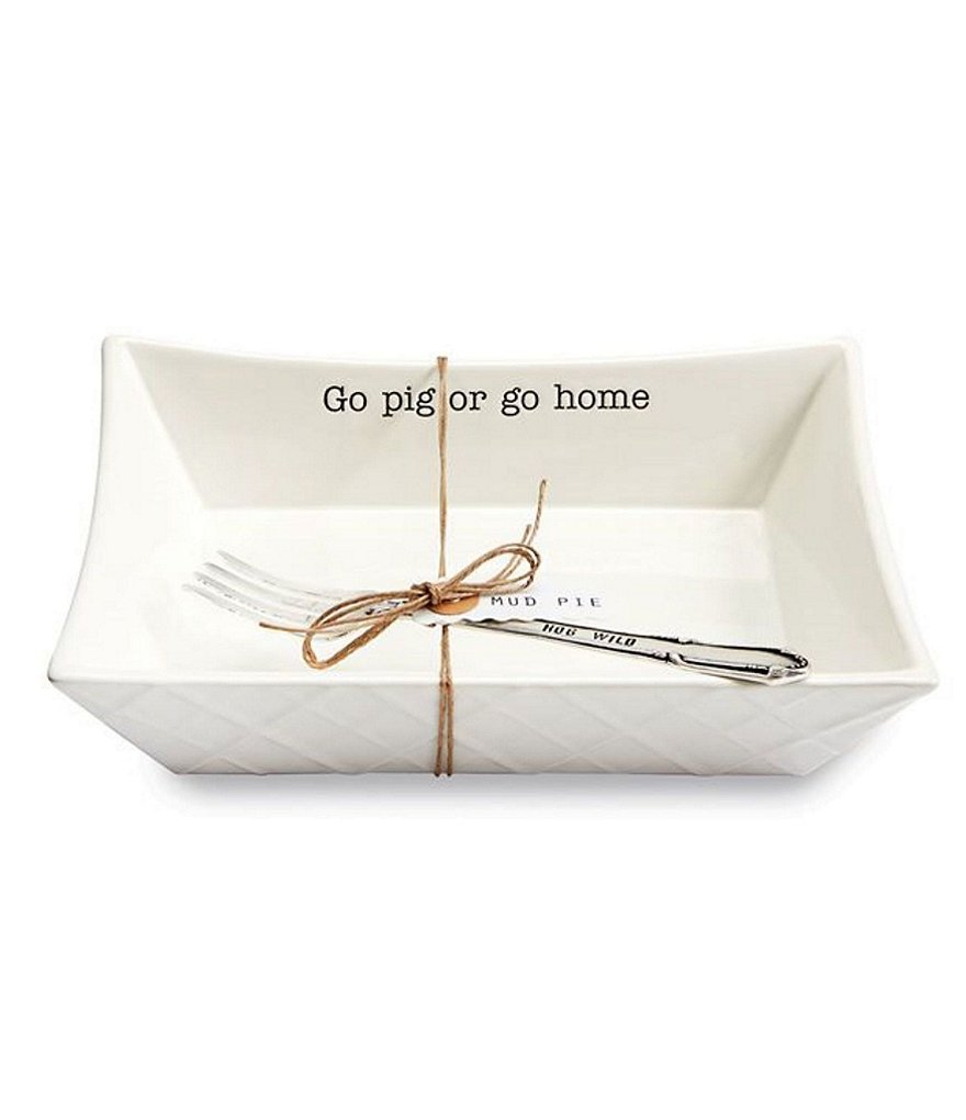 Mud Pie BBQ Serving Set