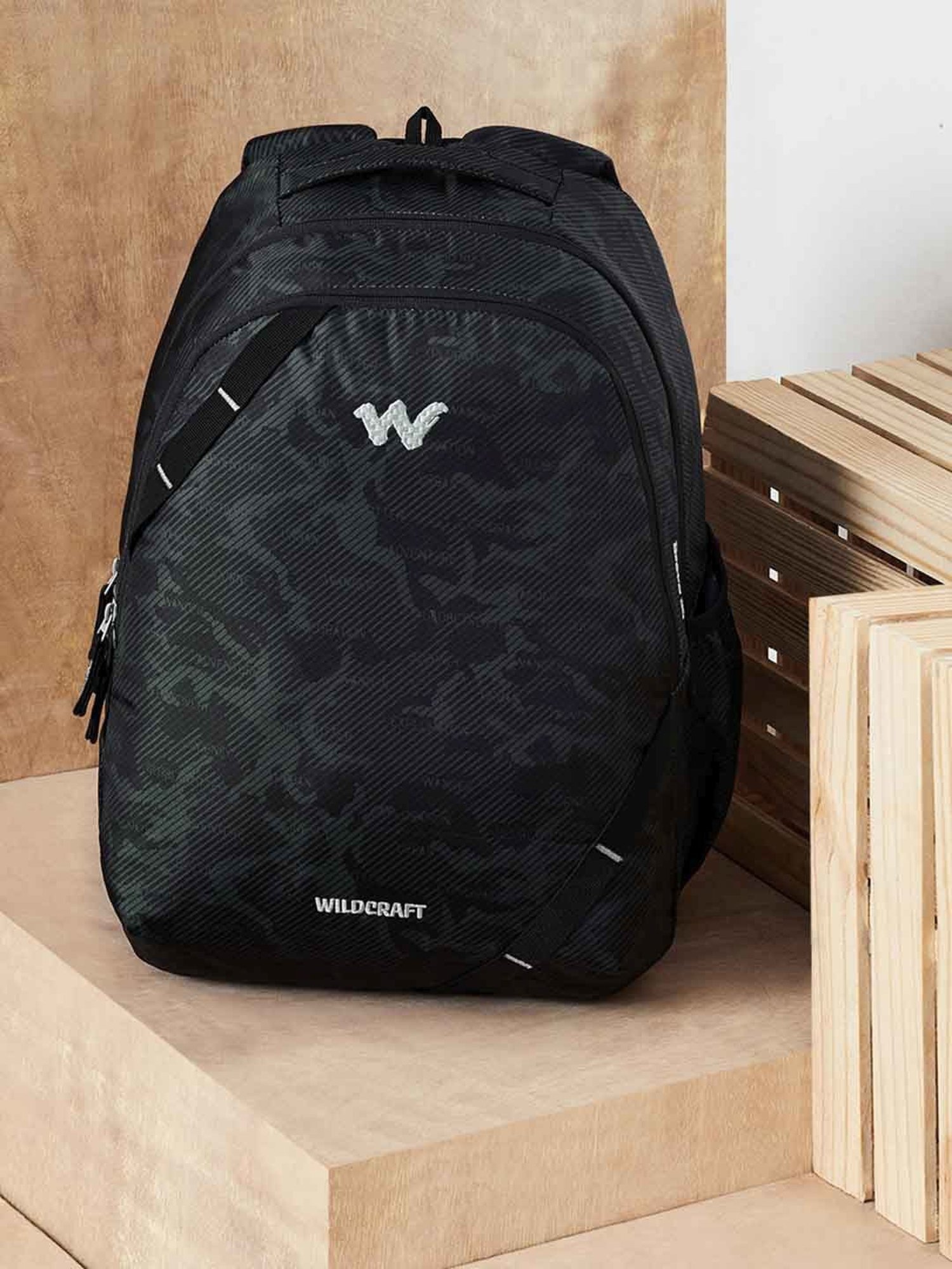 Wildcraft Bravo 35 Black Backpack