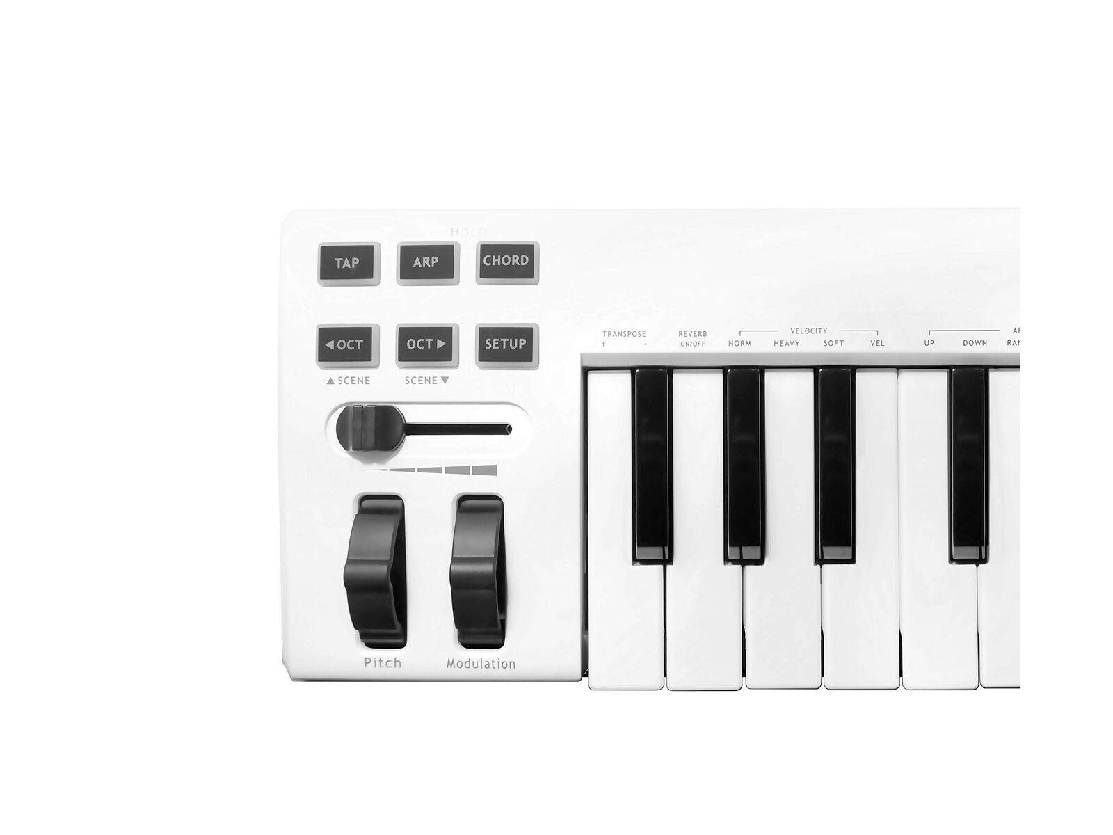 MIDIPLUS AKM320L MIDI Keyboard Controller, white, 32-key