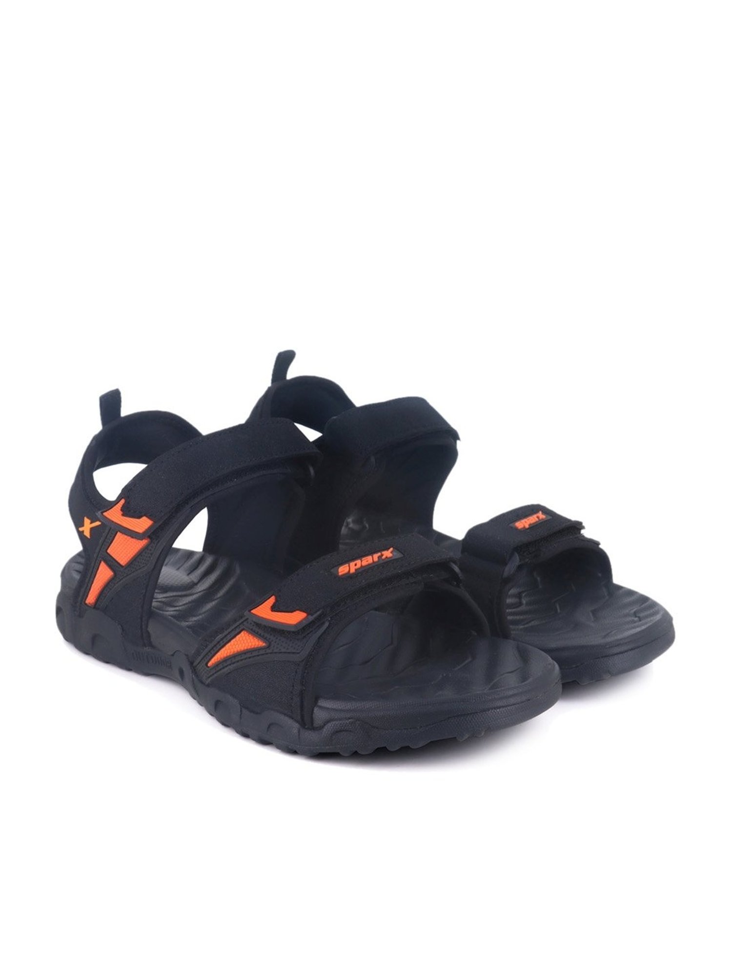 Sparx Men's Black Floater Sandals