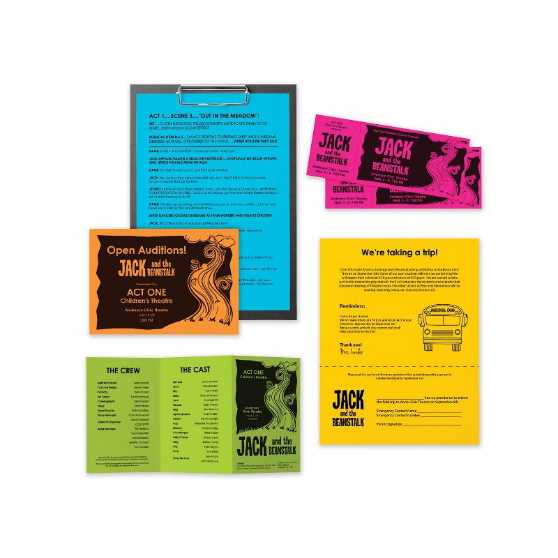 Astrobrights Cardstock Paper 65 lbs 8.5" x 11" 91398