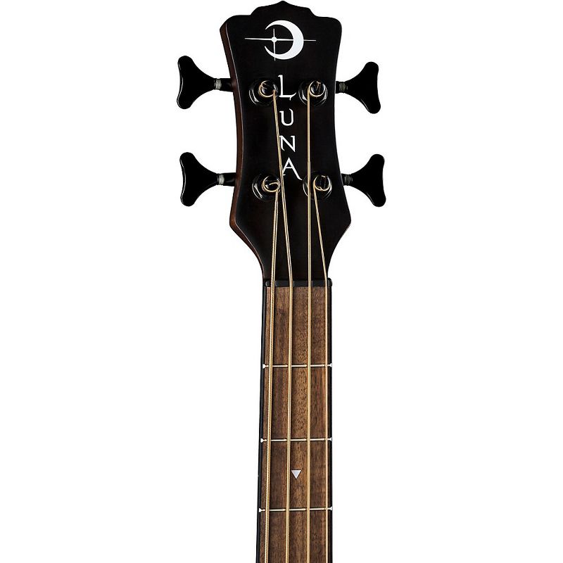 Luna Guitars Tribal Acoustic-Electric Bass Tobacco Sunburst