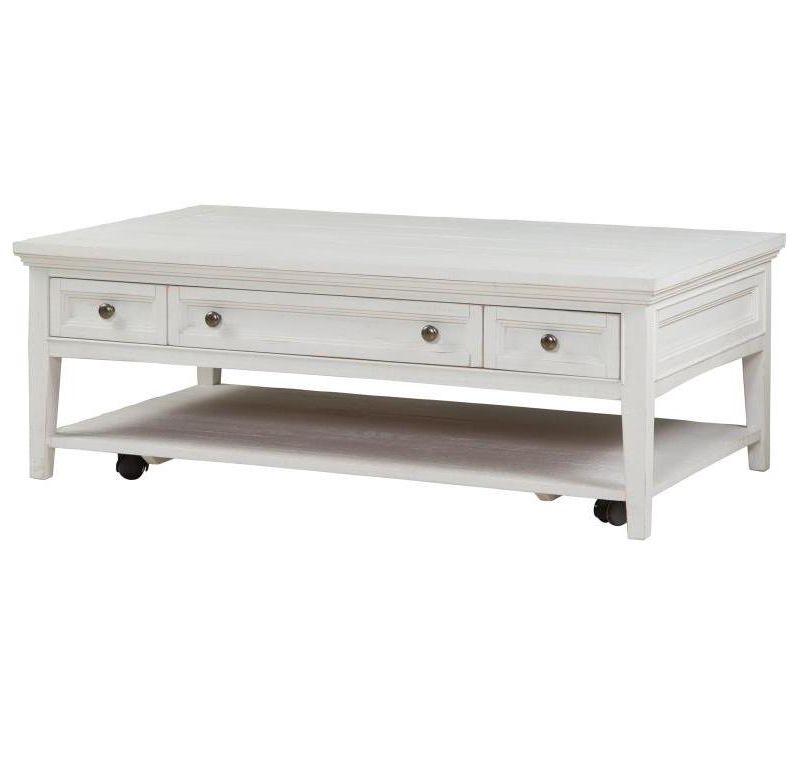 Magnussen T4400 Heron Cove Rectangular Cocktail Table w/Casters