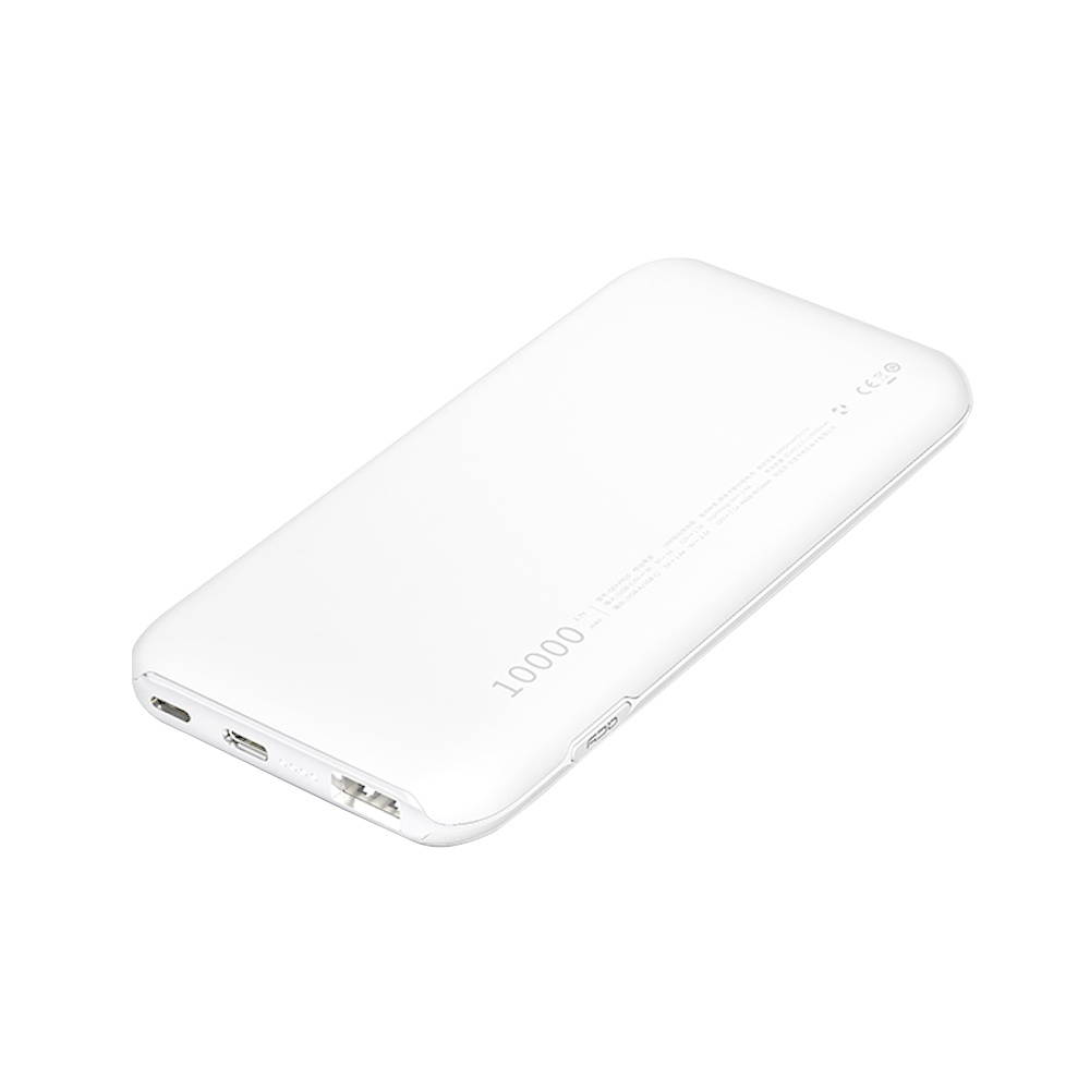QCY PB10 Portable Charger 10000mAh PD USB-C Power Bank 18W Power Delivery Ultra-Compact Battery Pack Dual-input & Dual-output High-Speed Charging Technology Phone Charger Compatible with iPhone