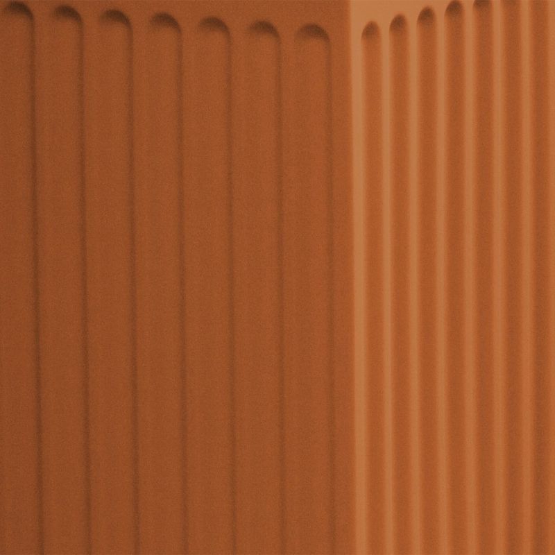 Good Ideas Savannah Outdoor Column 30 Gallon Decorative Storage Trash Waste Bin, Terra Cotta