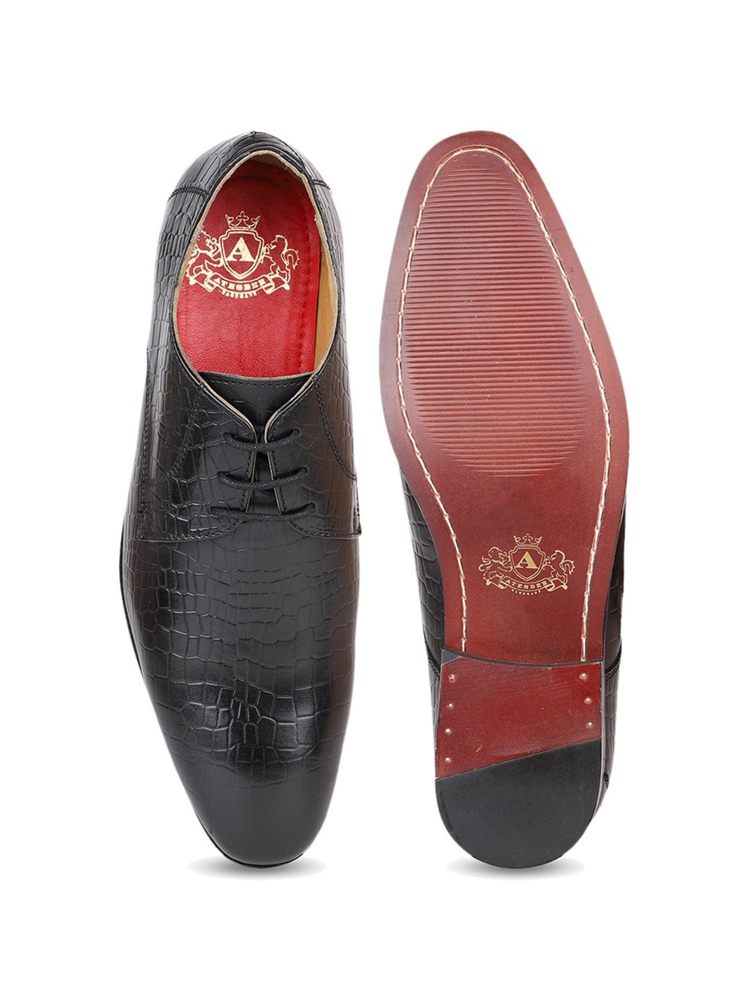 Atesber by Inc.5 Men's Black Derby Shoes