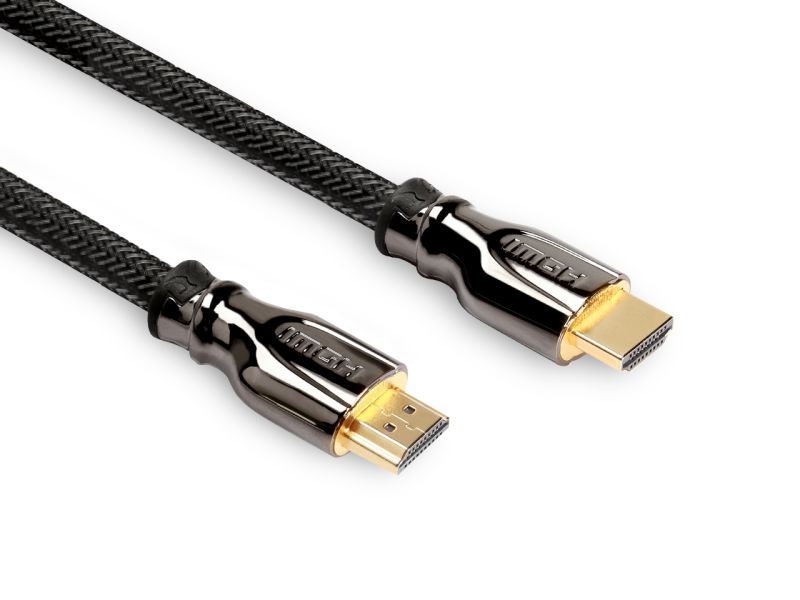 Wavlink 4K HDMI Cable - 6.6ft  Zinc Alloy Shell HDMI Male to HDMI Male cable - Braided Cord (30AWG) - High Speed with Ethernet & Audio Return - Support 4K 2160p, HD 1080p, 3D