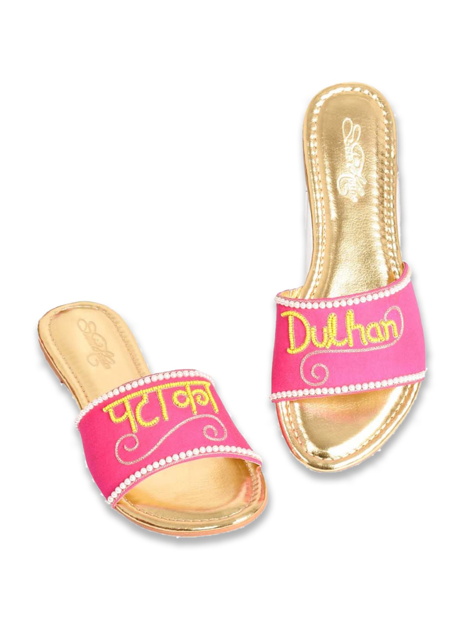 Sole House Women's Pink Ethnic Sandals