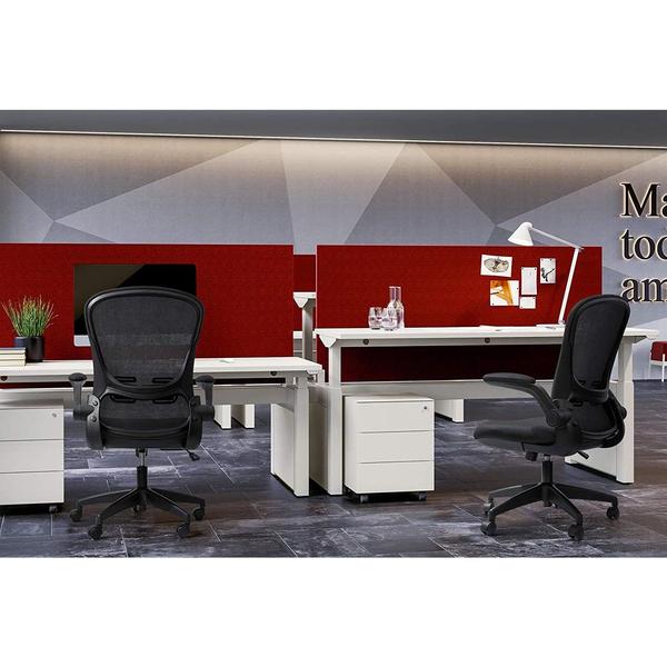 Global Leather Task Chair, Black (8993BK450/550) 