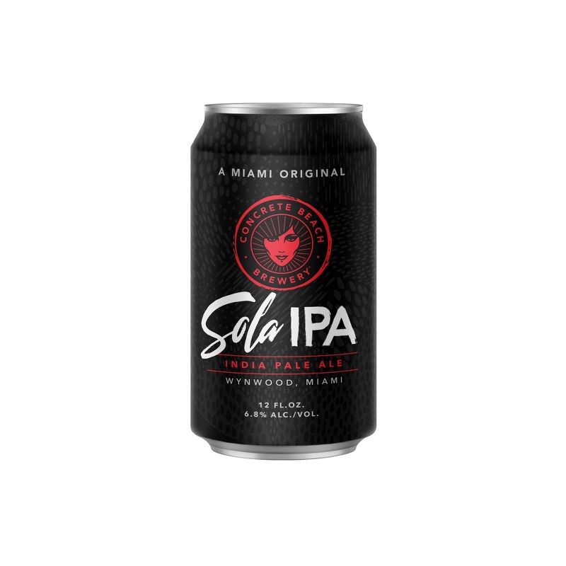Concrete Beach Sola IPA Beer - 6pk/12 fl oz Cans