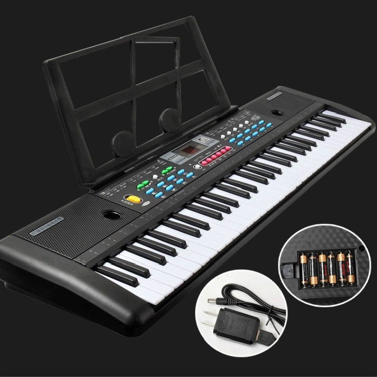 Large 61 Key Childrens Keyboard Musical Instrument Toy, Specification:CN Plug