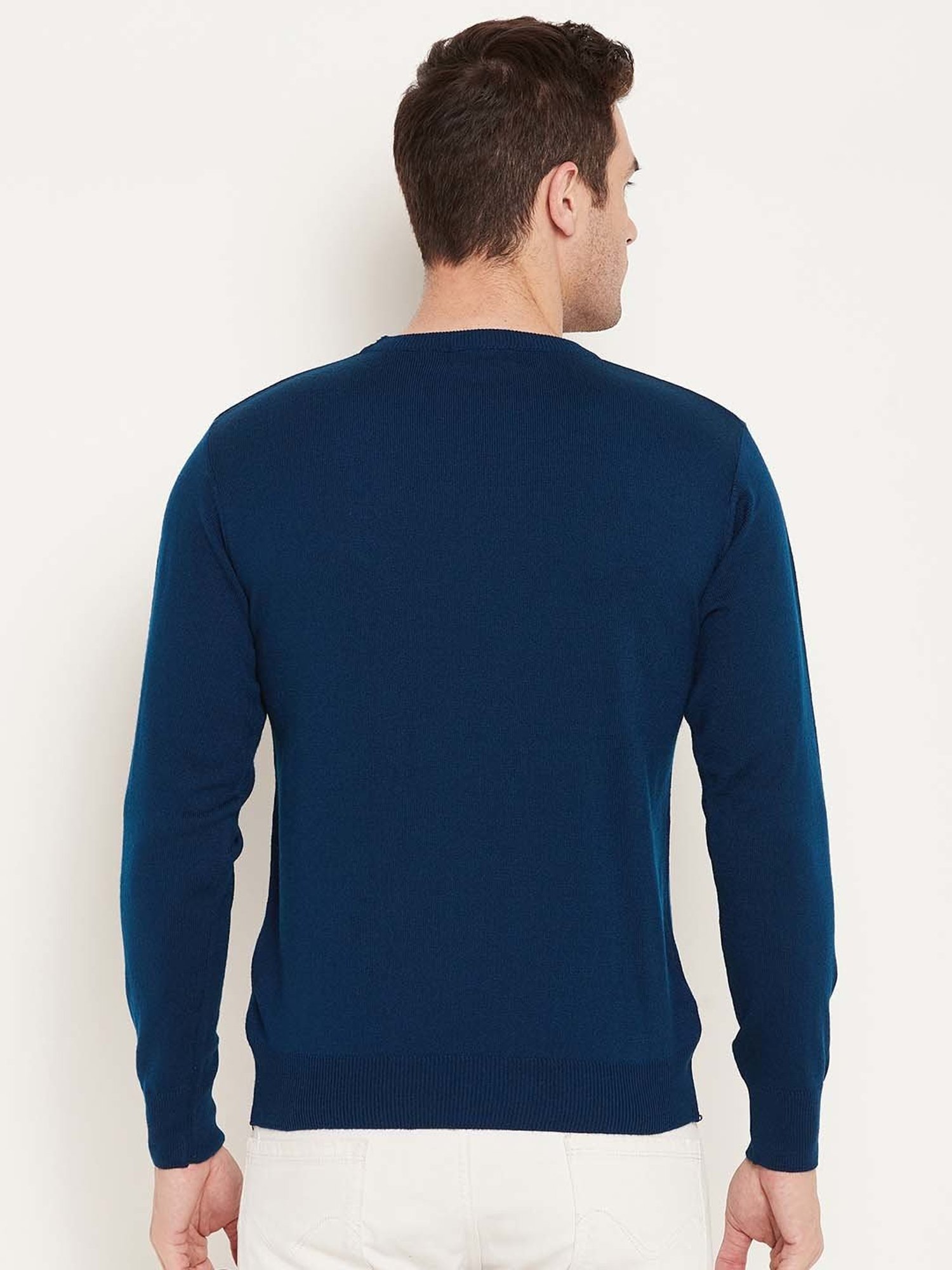 Okane Navy Regular Fit Sweater