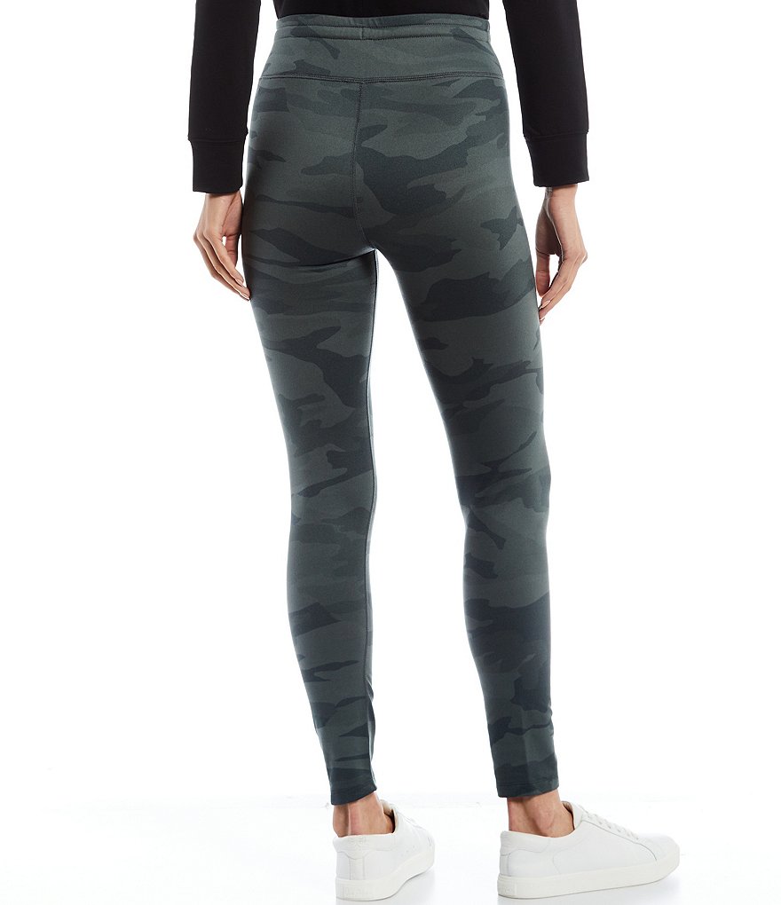 Splendid Ankle Length Camo Print Drawstring Leggings