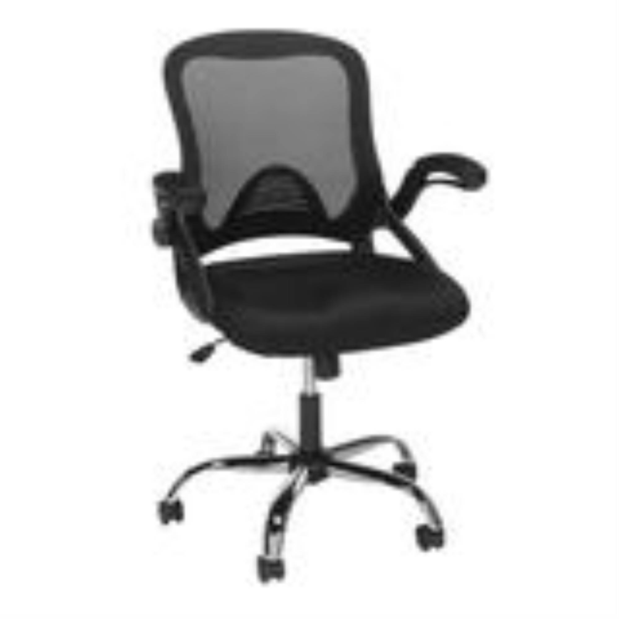 OFM Essentials Collection Mesh Back Office Chair, Task Chair with Flip-up Arms, in Black (ESS-3013-BLK)
