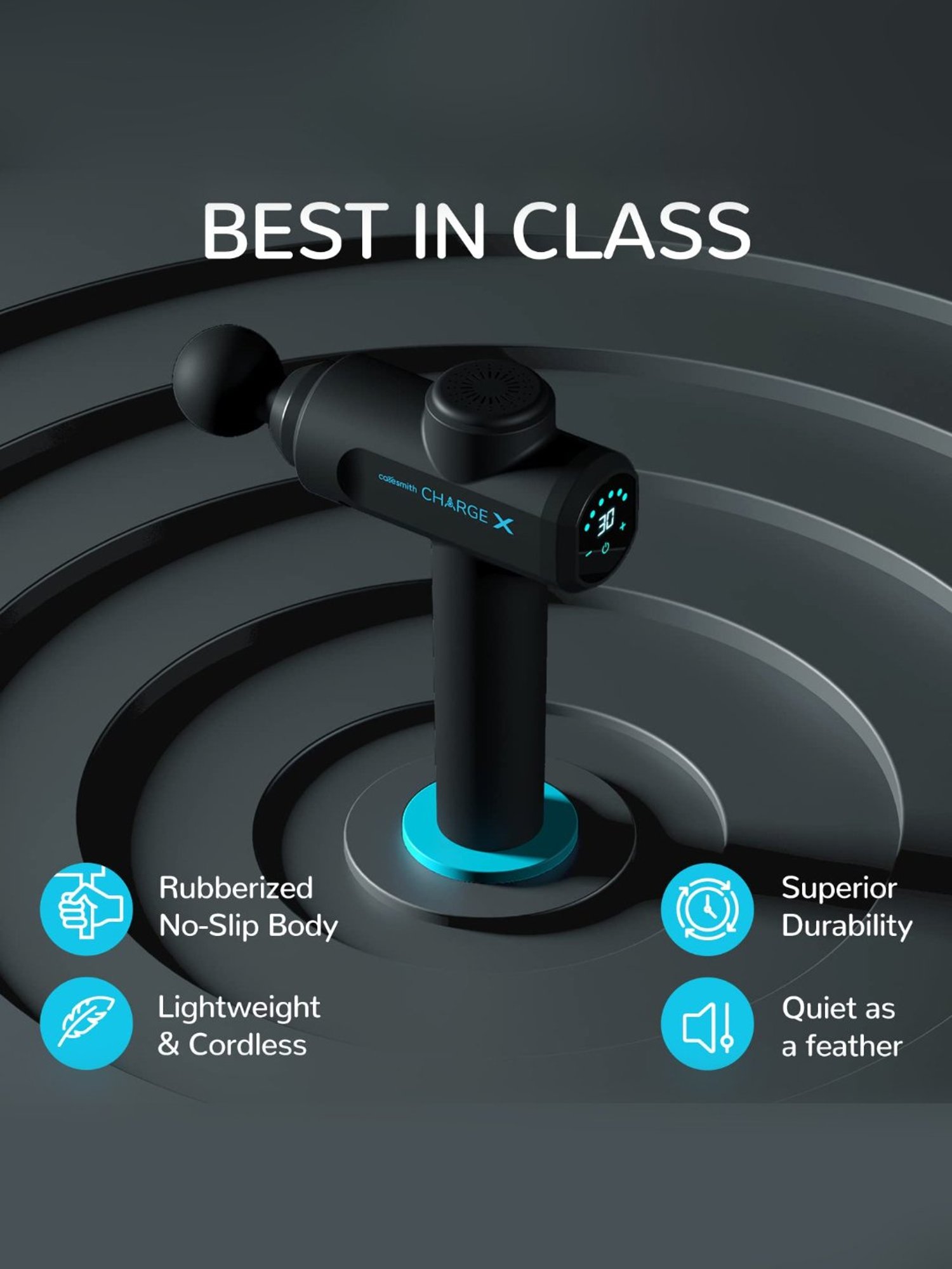 Caresmith Bloom Rose Quartz Gua Sha Face Massage Tool for Women, Battery Powered (Rose Quartz)