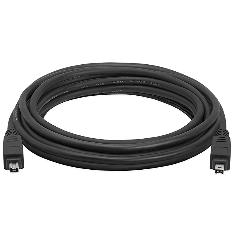 10FT FireWire Cable 4 Pin to 4 Pin Male to Male iLink DV Cable Firewire 400 IEEE 1394 Cord for Computer Laptop P