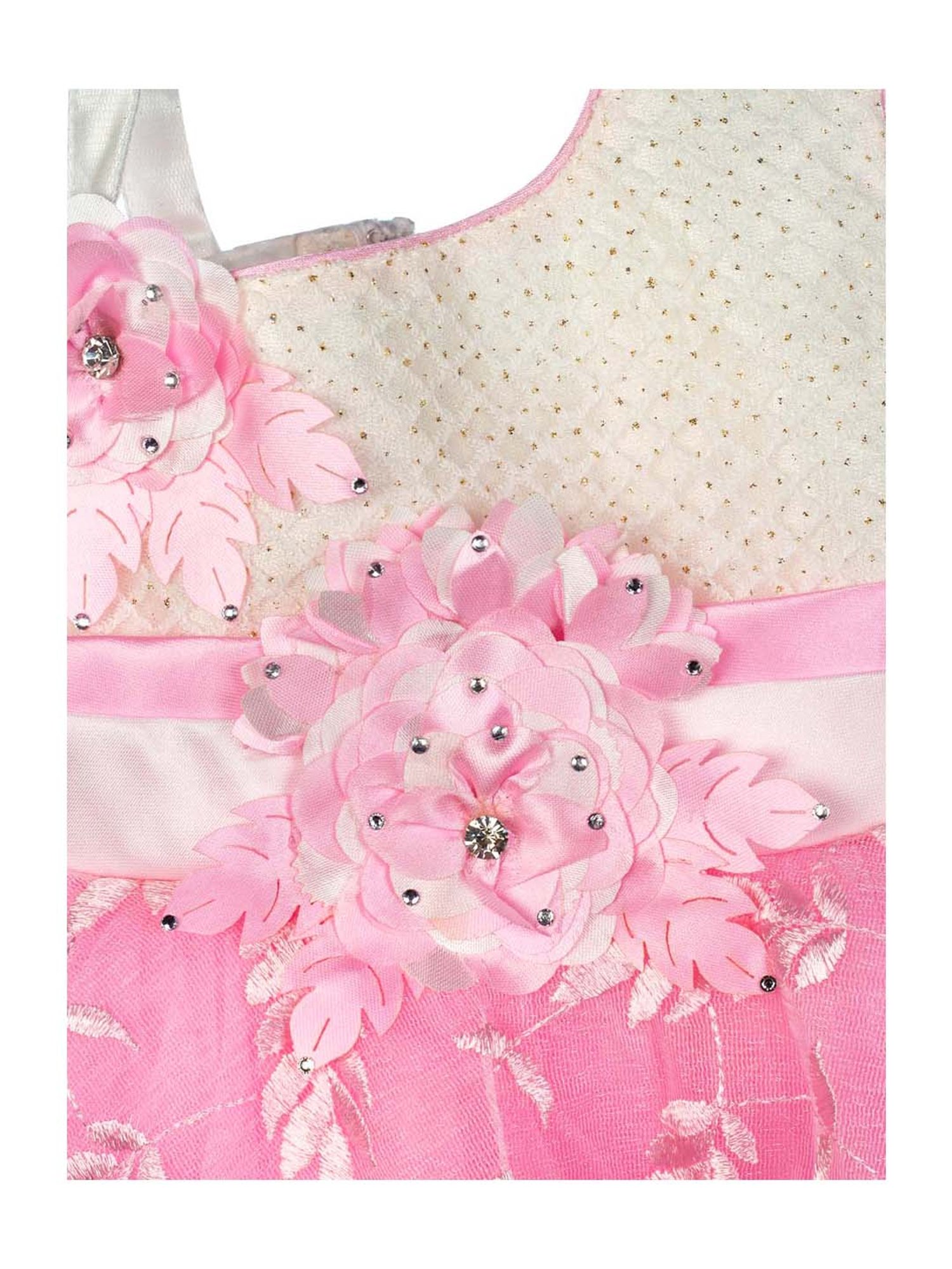 Pink Chick Kids Navy Solid Party Gowns