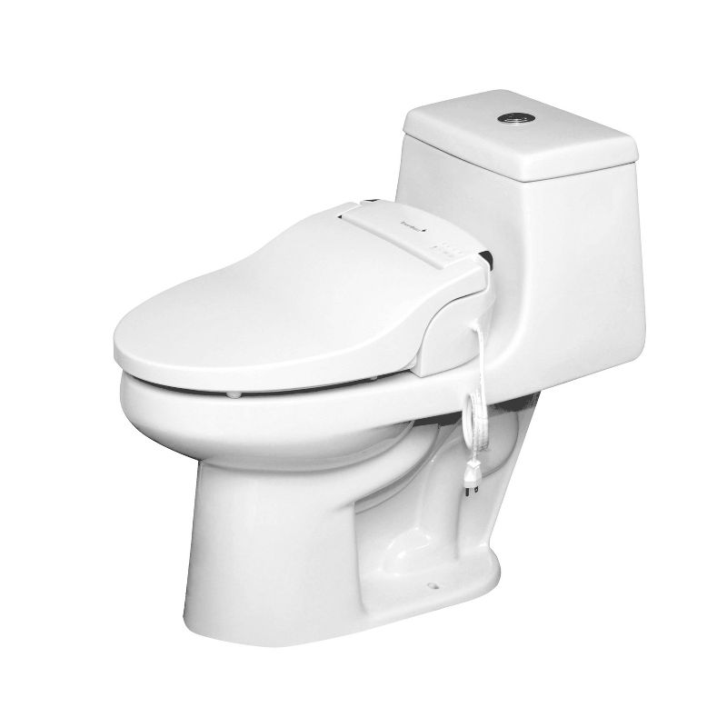 SB-2400ER Electric Bidet Toilet Seat for French Curve and Elongated Toilets White - SmartBidet