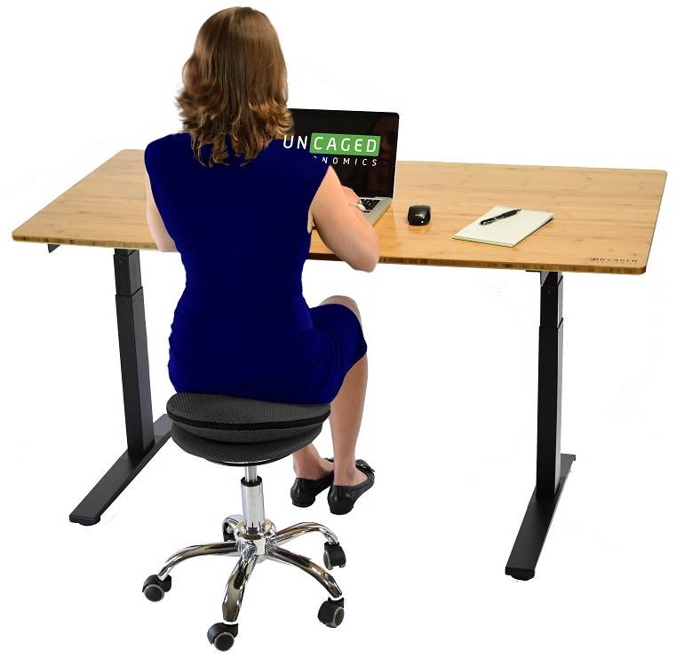 WOBBLE STOOL AIR rolling balance exercise ball chair alternative for active sitting. Swiveling adjustable height ergonomic office desk stool cool cute bouncy wiggle seat cushion stability medicine