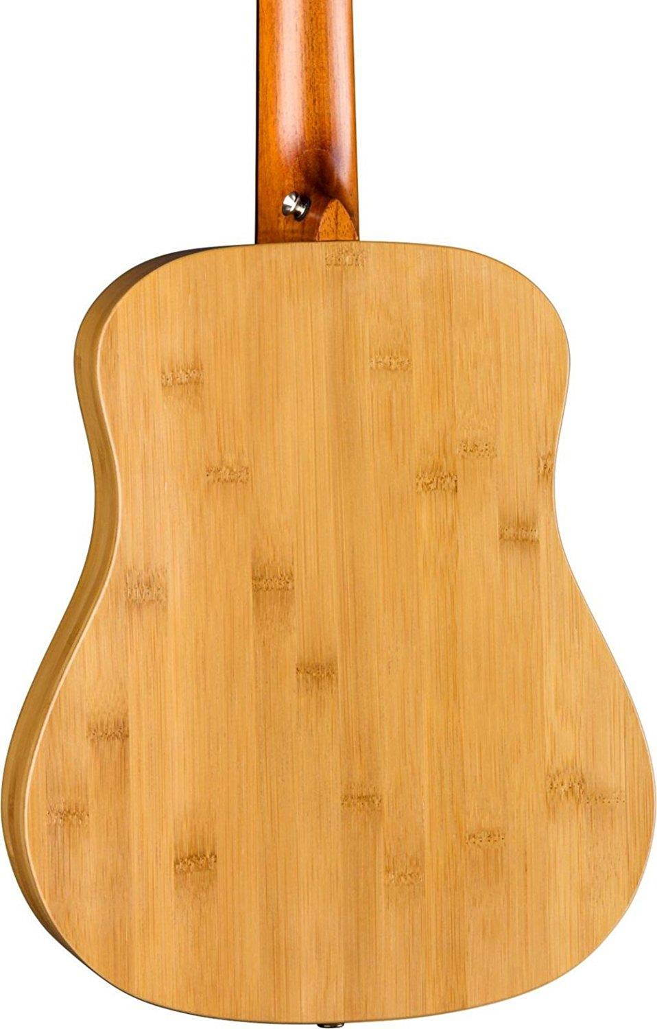 Luna Guitars Safari Bamboo 3/4 Satin Natural Acoustic Guitar Natural