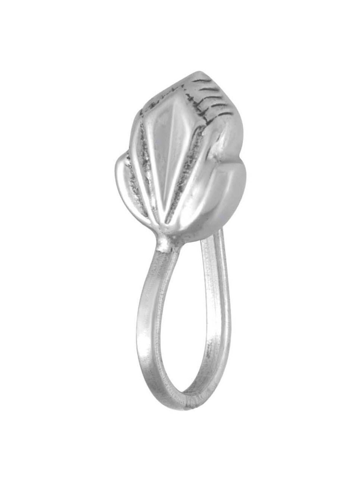 Zavya 92.5 Sterling Silver Floral Nosepin for Women