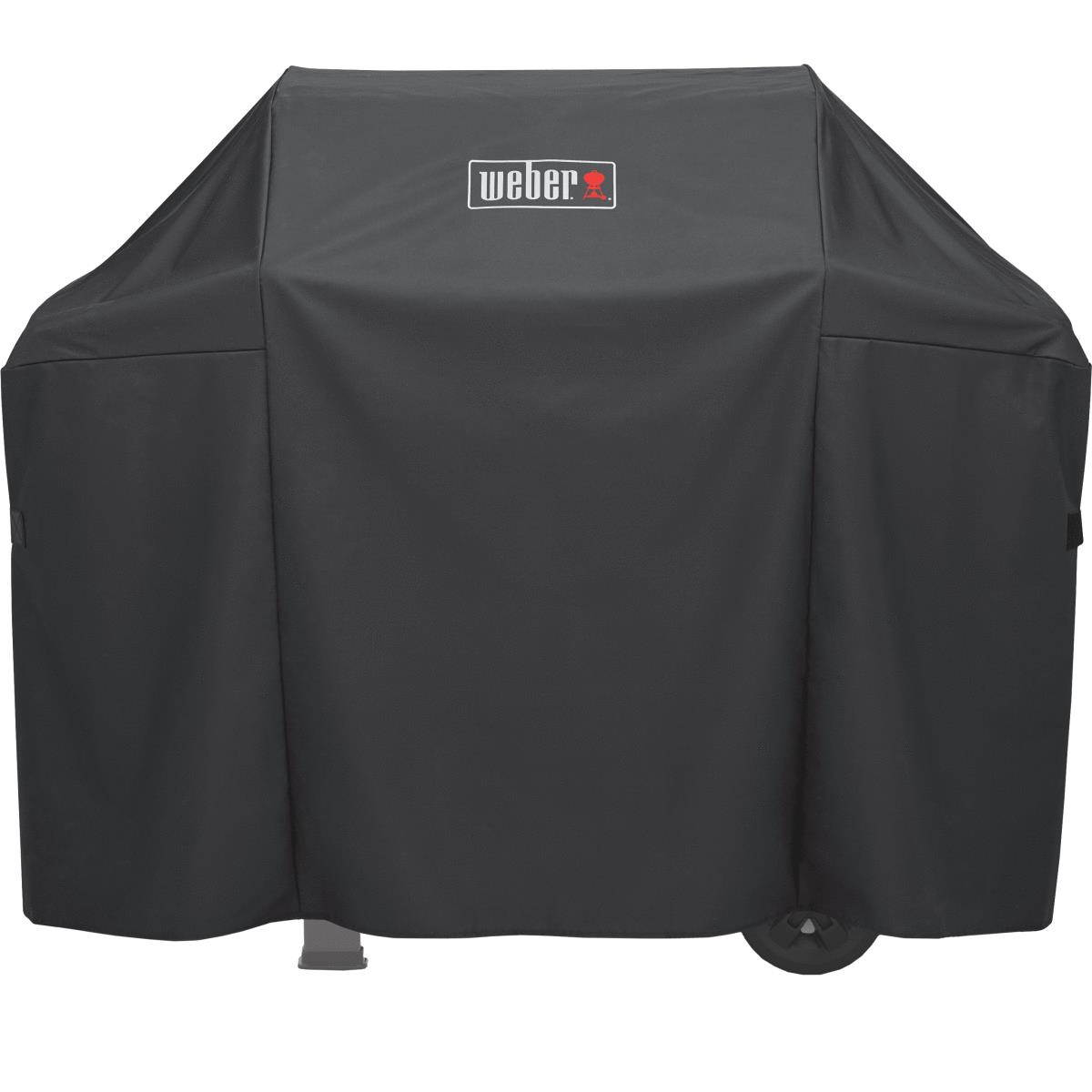 Weber Spirit II 51 In. 3-Burner Black Polyester Gas Grill Cover 7139