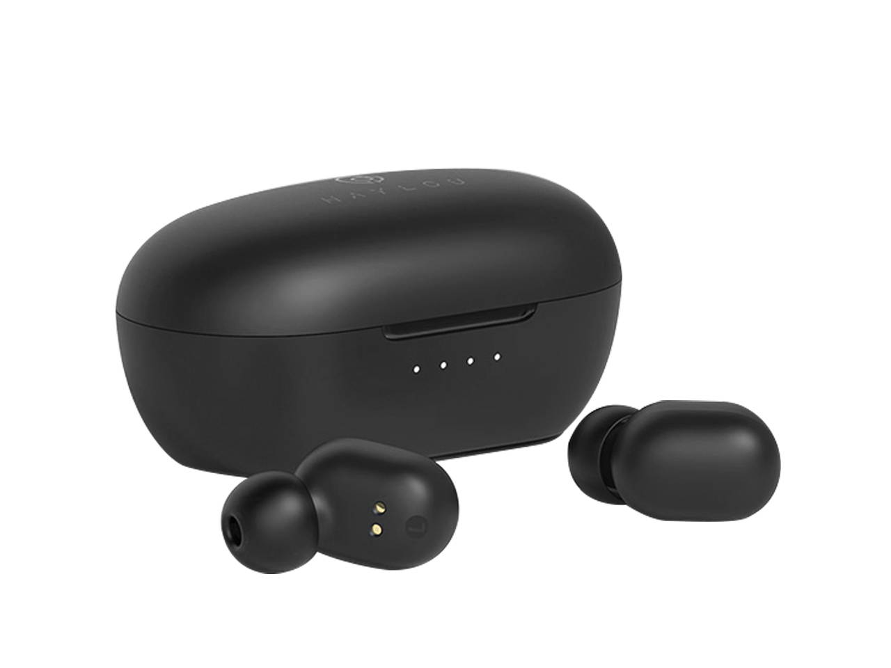 Haylou Bluetooth 5.0 Sports HD Stereo Touch Control Ear Buds,True Wireless Earbuds with IPX5 Waterproof,Bluetooth Headphones with Wireless Charging Case