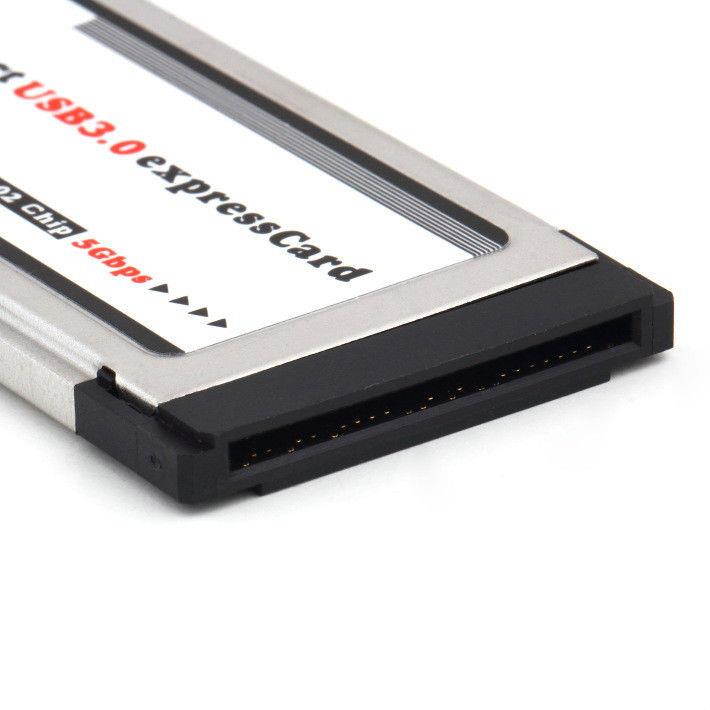 34mm Express Card Expresscard to 2 Port USB 3.0 Adapter for Laptop NEC Chip