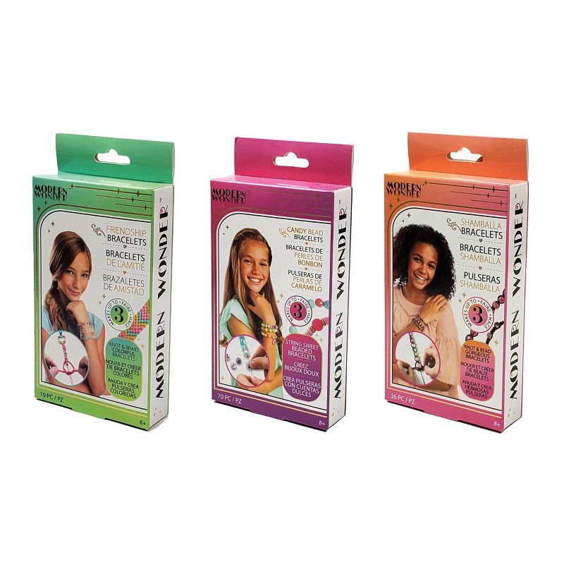 3pk Bracelet Kit - Shamballa/Friendship/Candy - Modern Wonder