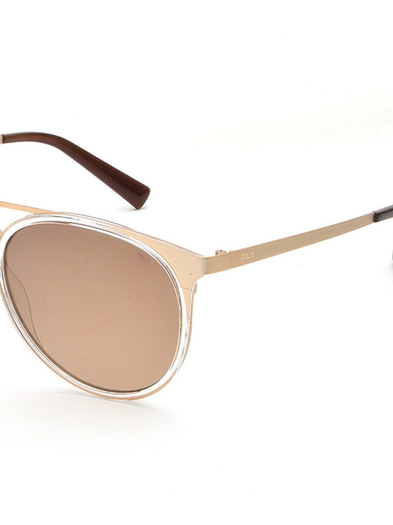 Fila SF9907K56447SG Brown Round Sunglasses