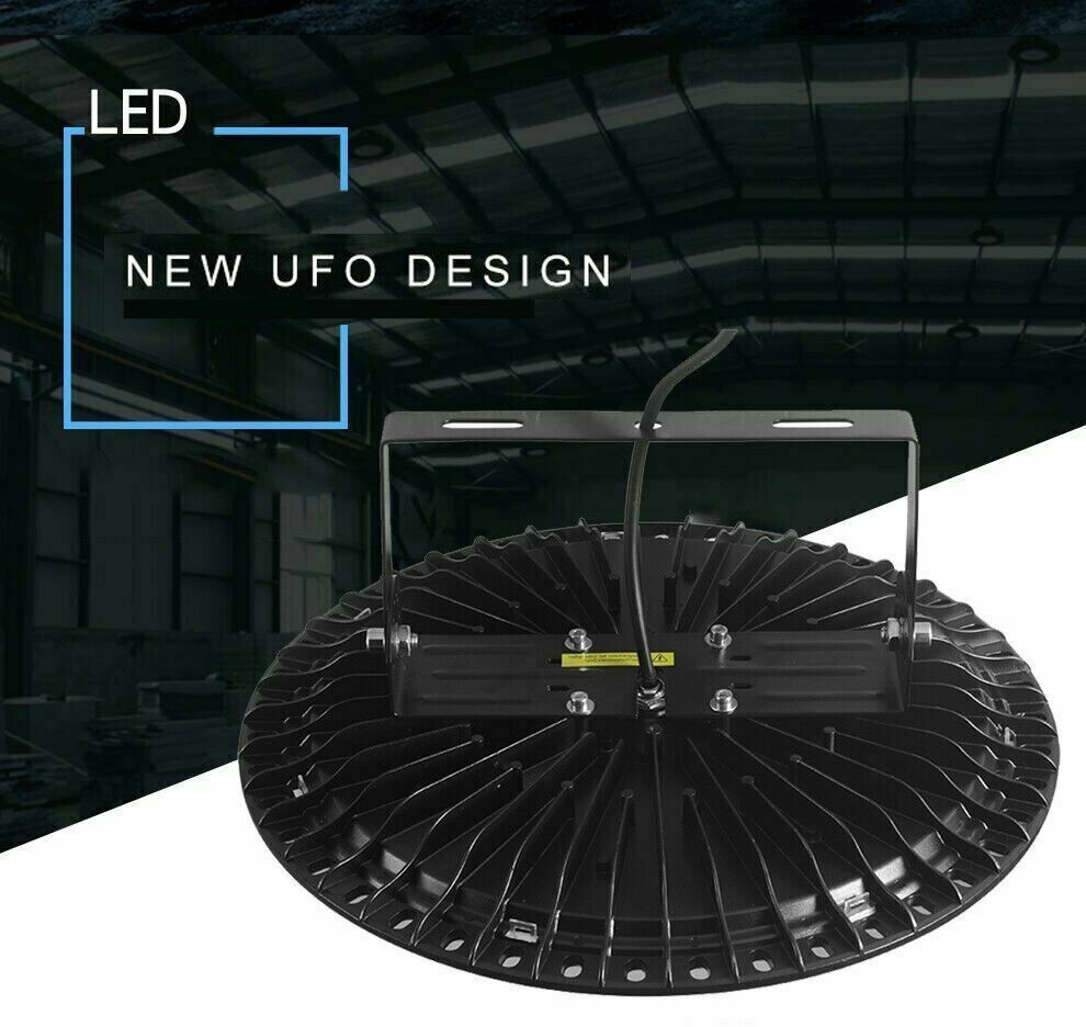 USA LED High Bay Light 200W Watt Warehouse Led Shop Lighting Fixture UFO 16000LM