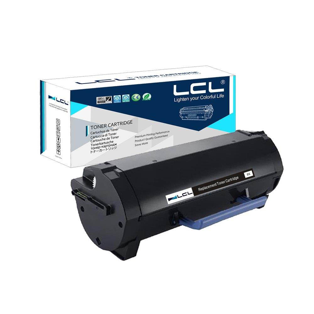 LCL Compatible Toner Cartridge Replacement for Dell 593-BBYP 593-BBYO CH00D S2830dn S2830 8000 Pages (1-Pack Black)