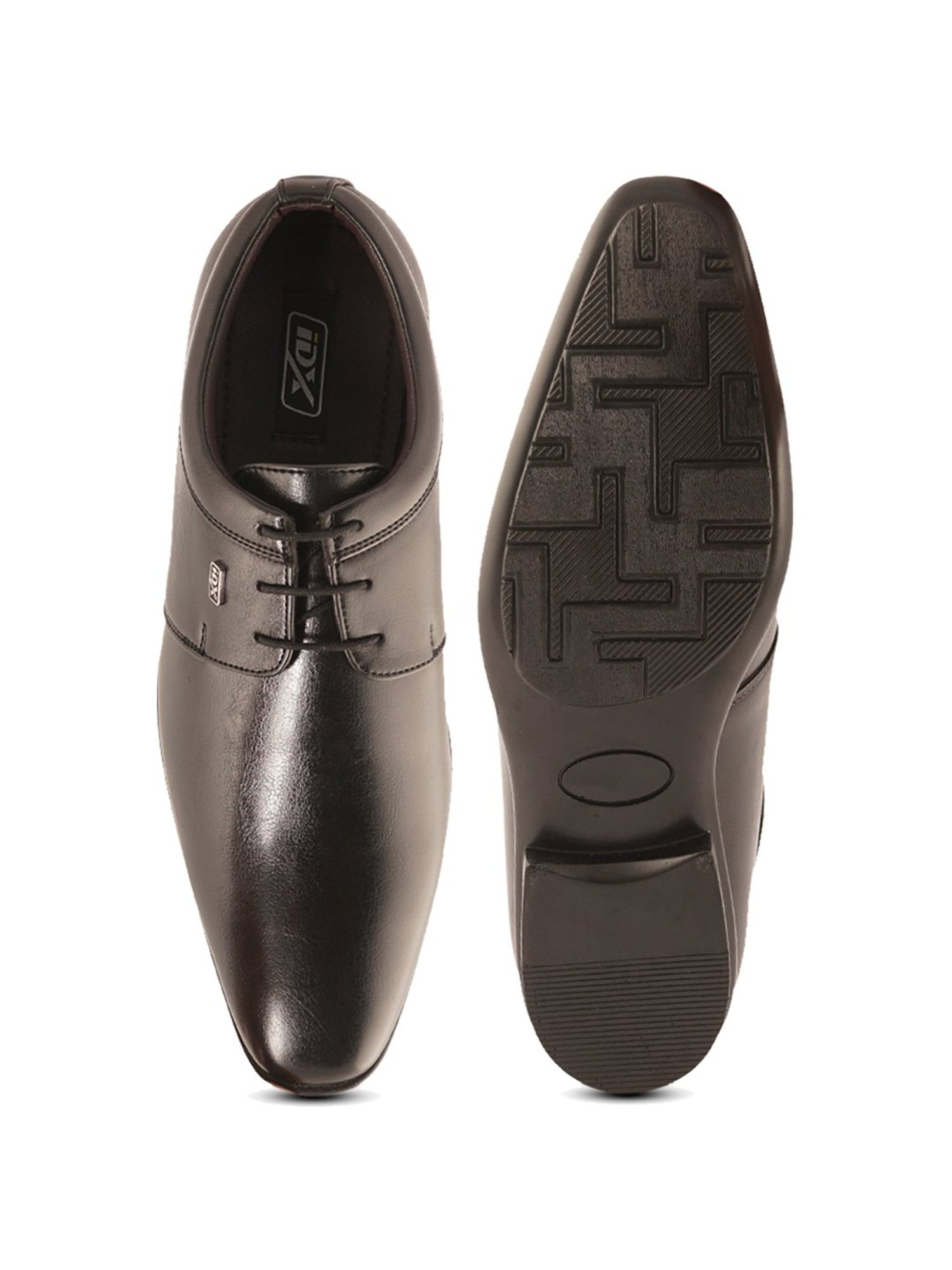 ID Men's Black Derby Shoes